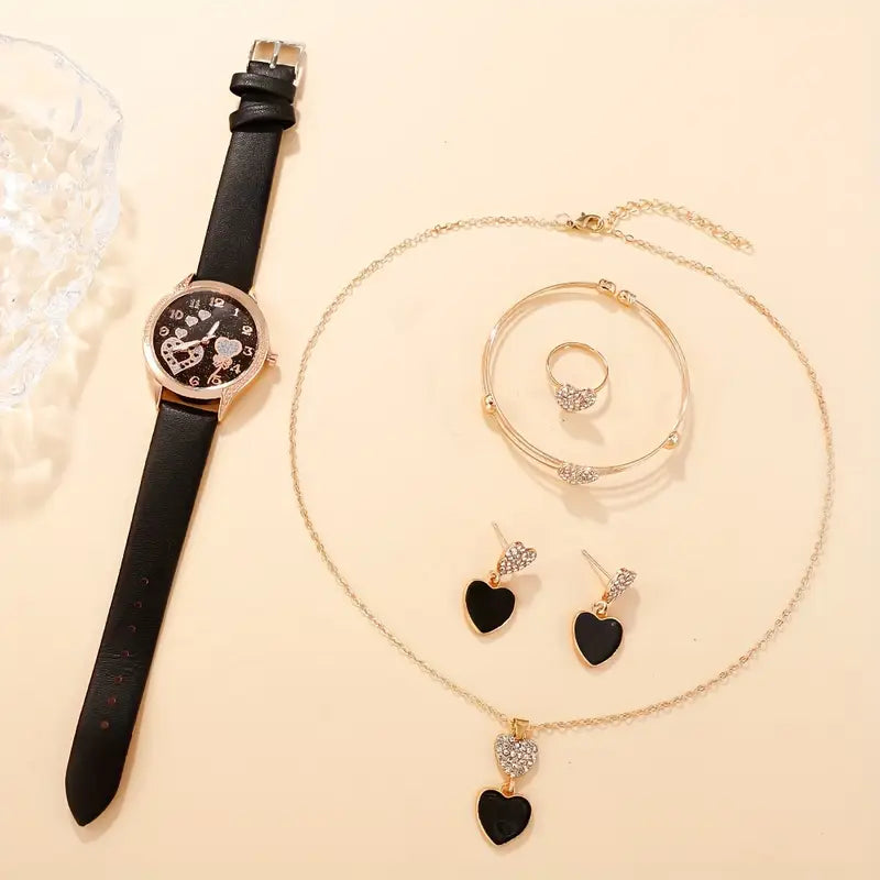 6pcs Women's Fashion Quartz Watch