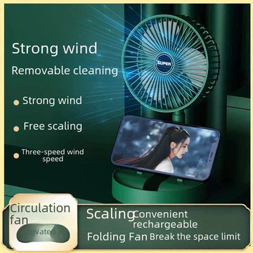 Telescopic Folding Fan