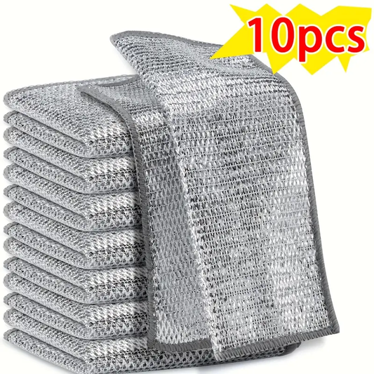 Steel Wire Dish Washing Cloth – Non-Scratch & Durable for Kitchen