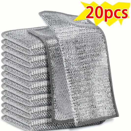 Steel Wire Dish Washing Cloth – Non-Scratch & Durable for Kitchen